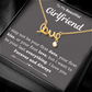 To My Beautiful Girlfriend Last Everything Necklace