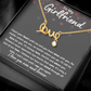 To My Girlfriend Love Necklace