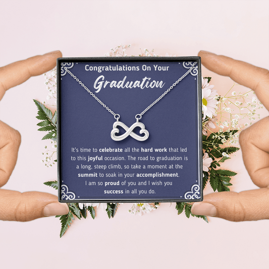 Congratulations On Your Graduation Infinity Necklace