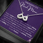 Congratulations To A New Mom Infinity Necklace