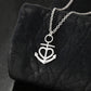 To My Girlfriend Anchor Necklace