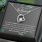 To My Girlfriend Heart Necklace Christmas Gift