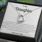 Daughter Baby Girl Forever Necklace