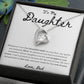 Daughter Beautiful Smile Heart Necklace