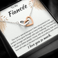 To My Fiancee Interlocking Hearts Necklace