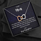 To My Mom Interlocking Hearts Necklace