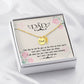 Dad Remembrance Necklace - Time Slips By