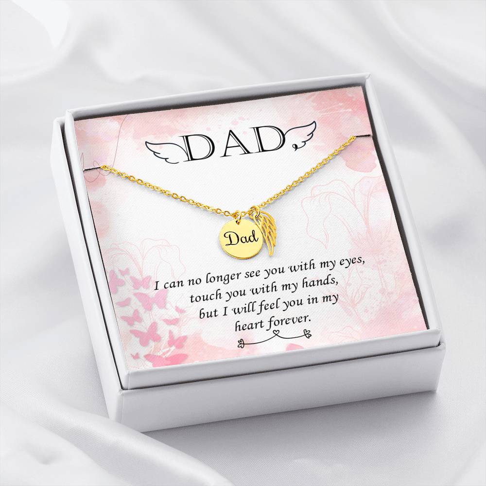 Dad Remembrance Necklace - I Can No Longer