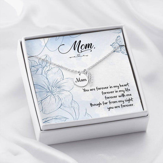 Mom Remembrance Necklace - Forever In My Heart