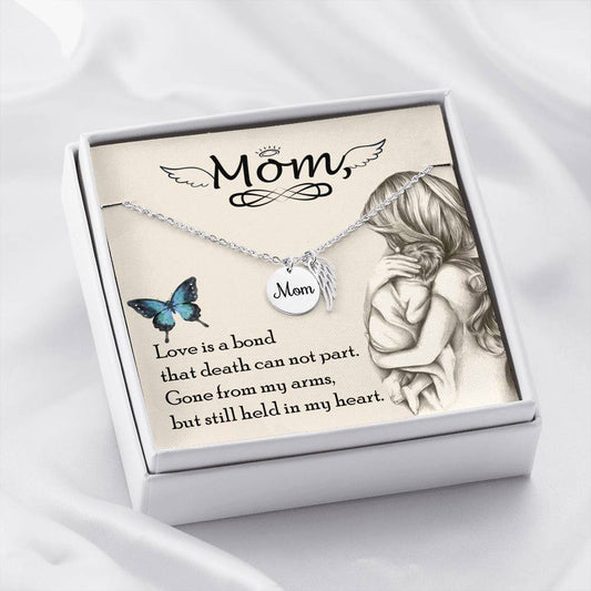 Mom Remembrance Necklace - Love Is A Bond