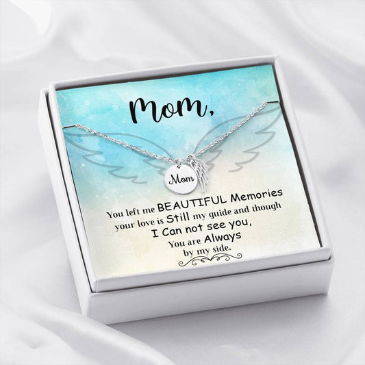 Mom Remembrance Necklace - Beautiful Memories