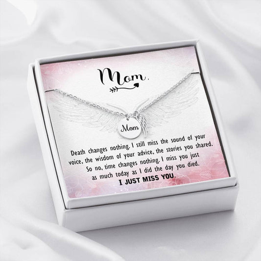 Mom Remembrance Necklace - I Just Miss You