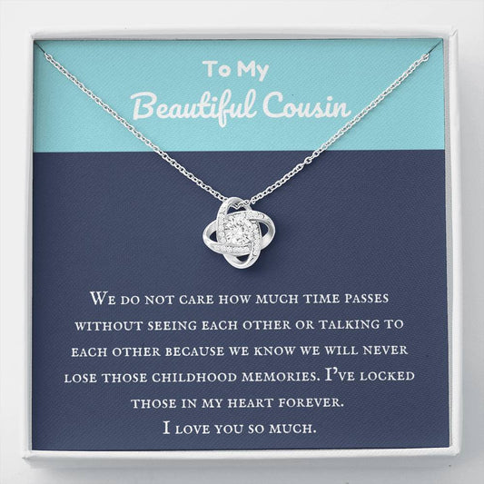To My Beautiful Cousin Necklace