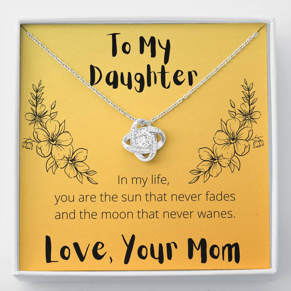 To My Daughter You Are The Sun Necklace