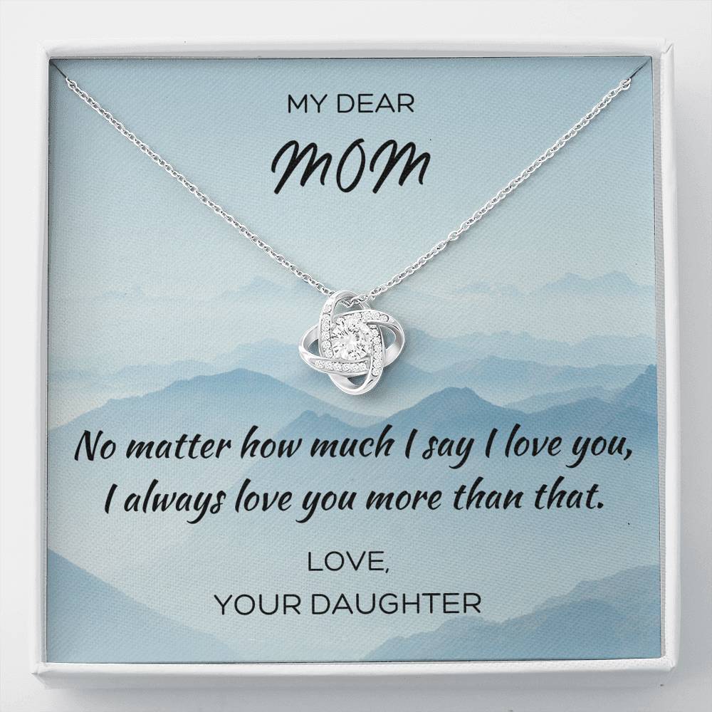 Dear Mom Love Necklace