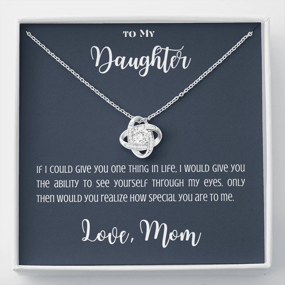 Mother To Daughter Gift Necklace