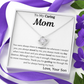 To My Caring Mom From Son Love Knot Necklace