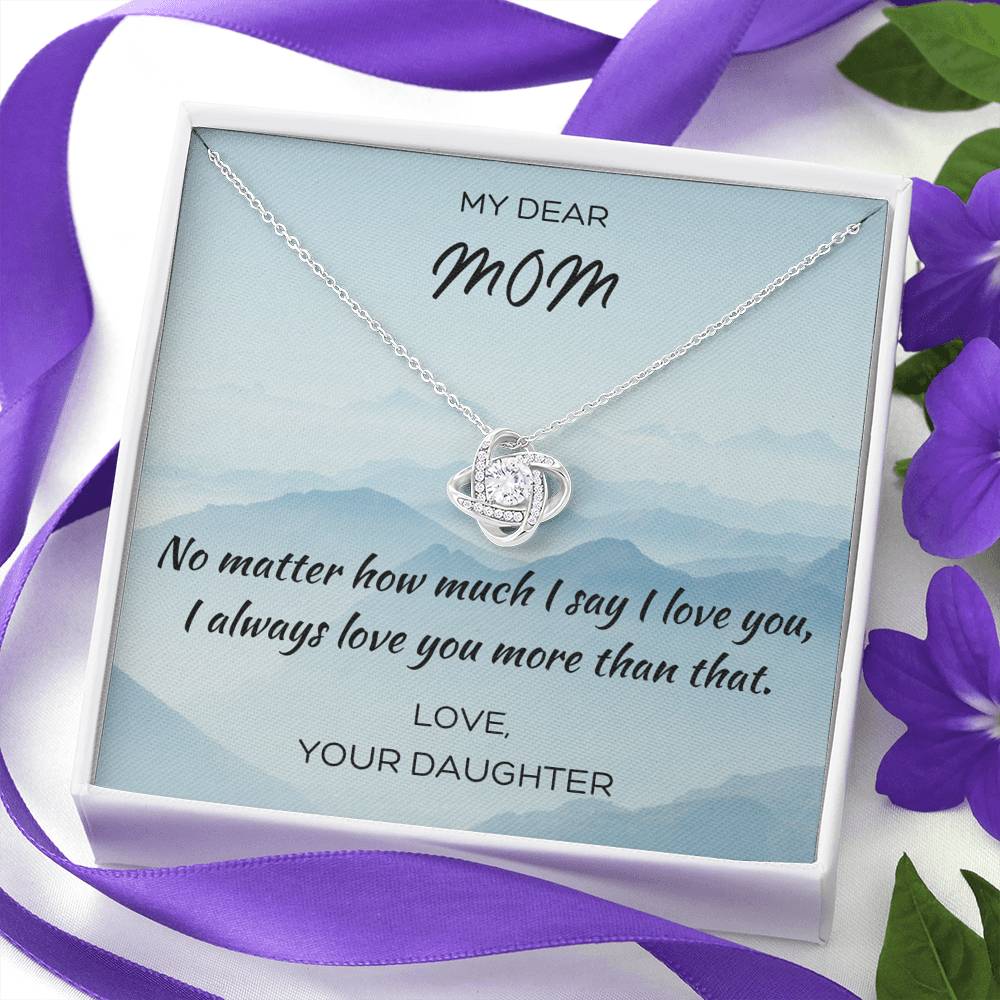 Dear Mom Love Necklace