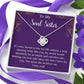 To My Soul Sister Love Knot Necklace