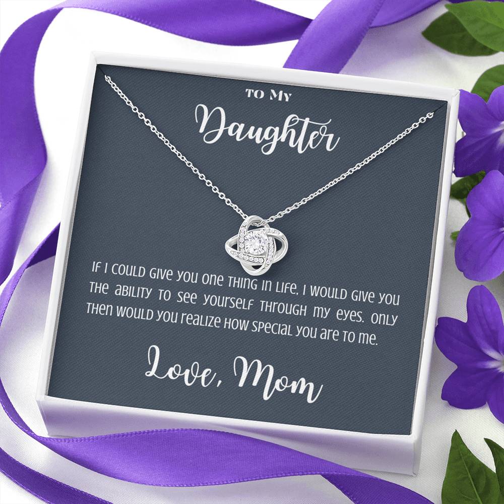 Mother To Daughter Gift Necklace