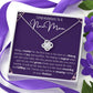 Congratulations To A New Mom Love Knot Necklace