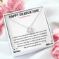 Happy Graduation Class of 2022 Love Knot Necklace