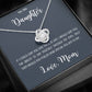 Mother To Daughter Gift Necklace