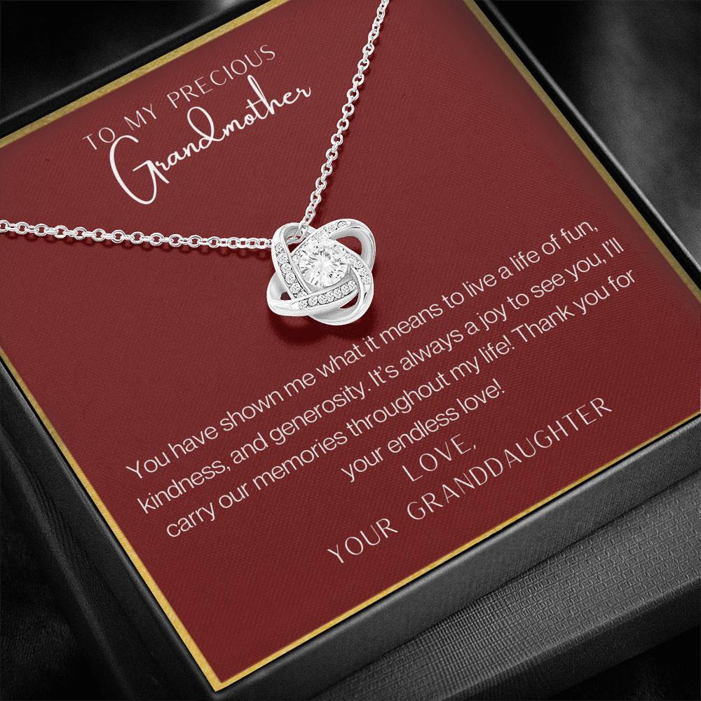 To My Precious Grandmother Necklace