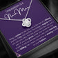 Congratulations To A New Mom Love Knot Necklace