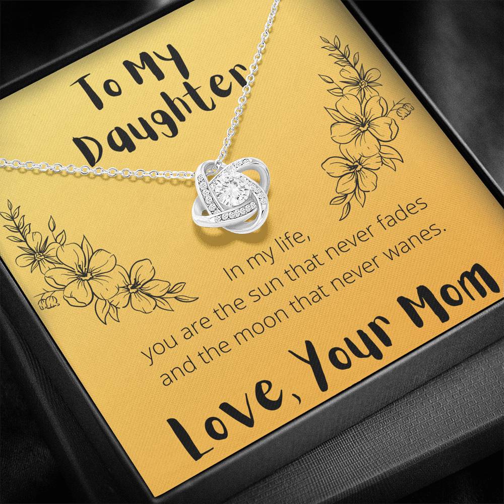 To My Daughter You Are The Sun Necklace