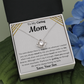 To My Caring Mom From Son Love Knot Necklace