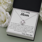 To My Caring Mom From Son Love Knot Necklace