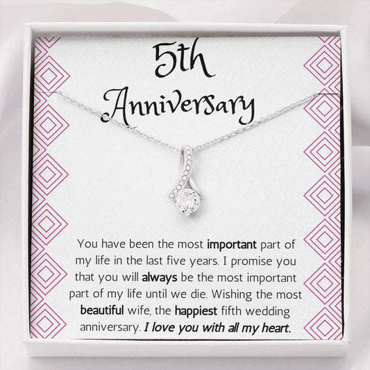 5th Anniversary Necklace