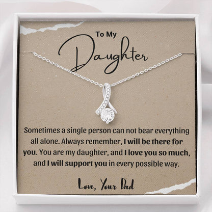 To My Daughter from Dad Necklace