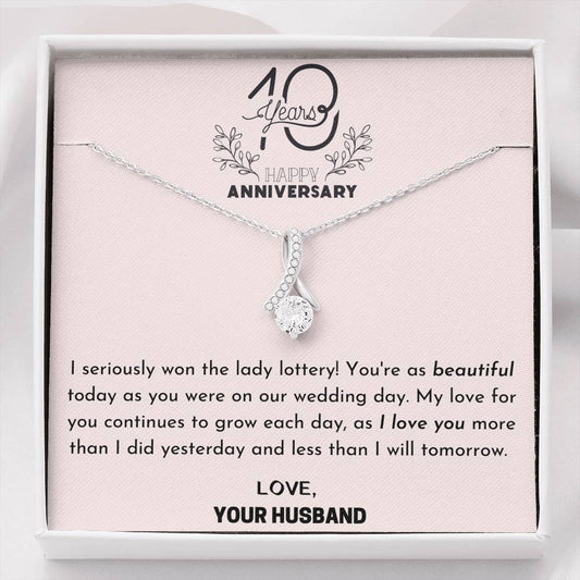 10 Year Wedding Anniversary Necklace