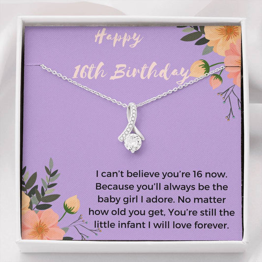 Happy 16th Birthday Necklace
