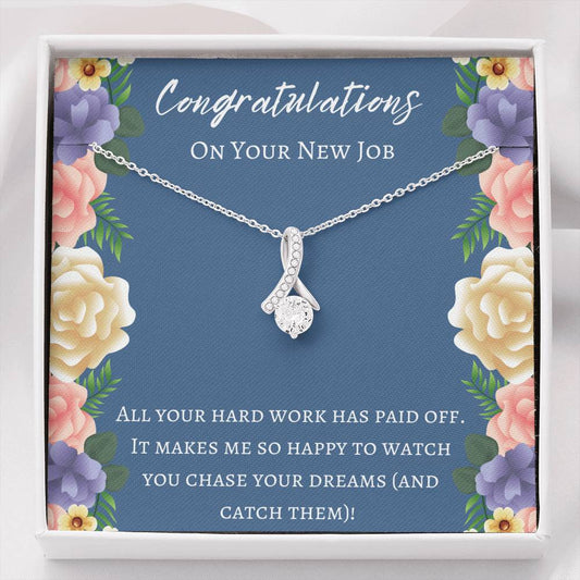 Congratulations On Your New Job Necklace