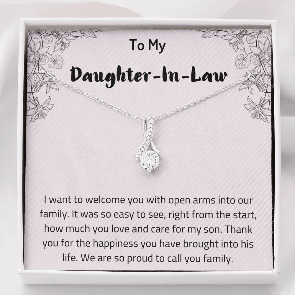 To My Daughter In Law Necklace