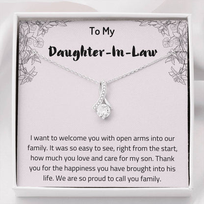 To My Daughter In Law Necklace