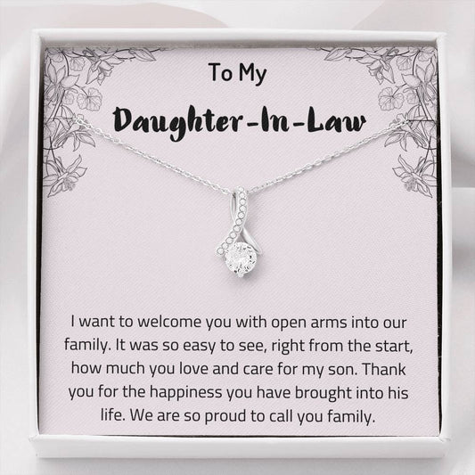 To My Daughter In Law Necklace