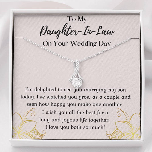 To My Daughter In Law On Your Wedding Day