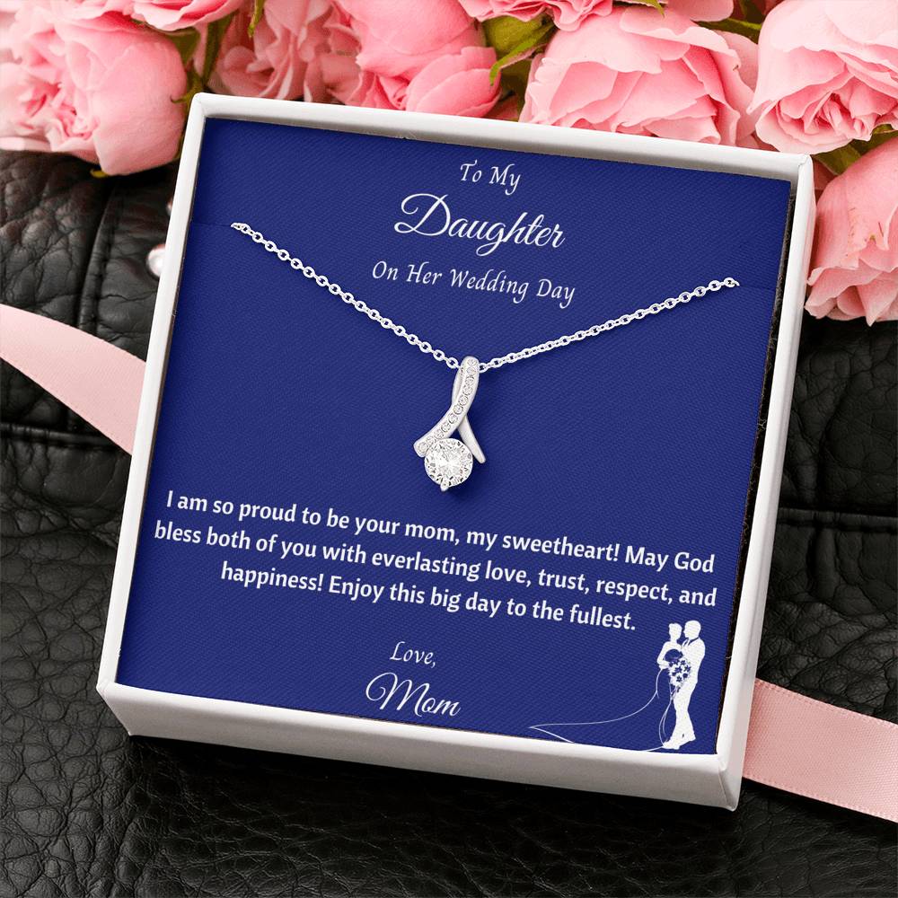 Bride Gift from Mom to Daughter on Wedding Day, Wedding Day gift for D –  Anavia Jewelry & Gift