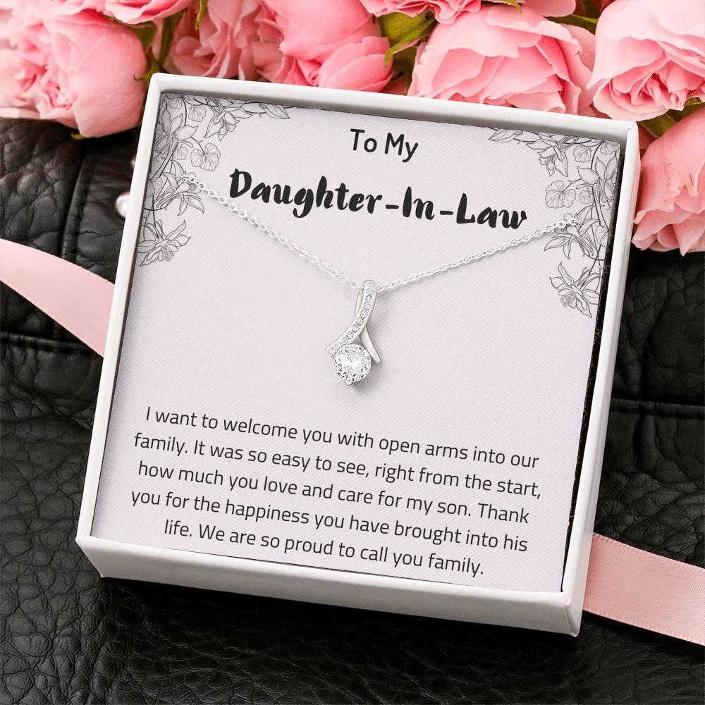 To My Daughter In Law Necklace