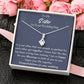 To My Sister On Your Wedding Day Necklace