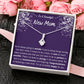 To A Beautiful New Mom Ribbon Necklace