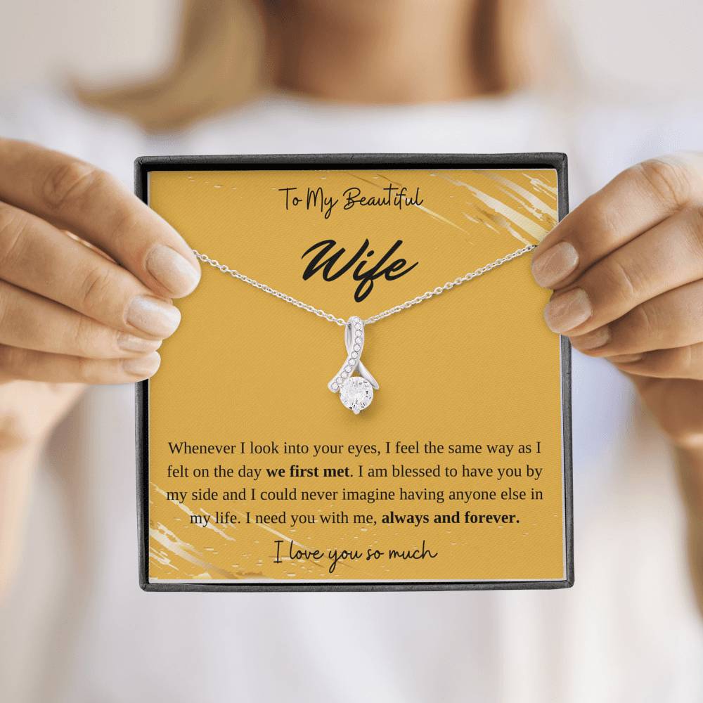 To My Beautiful Wife Necklace