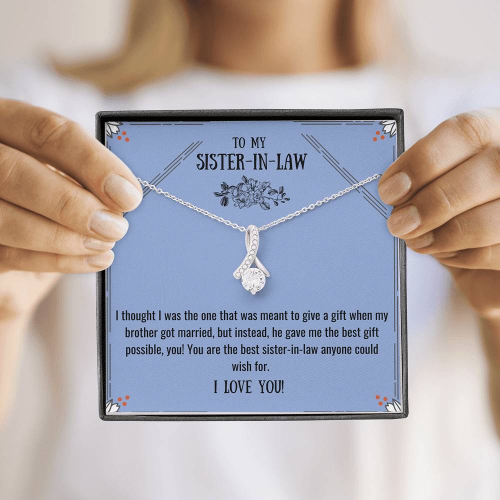 Sister Necklace, Sister In Law Necklace, Bonus Sister Gift, Gift For S –  Rakva