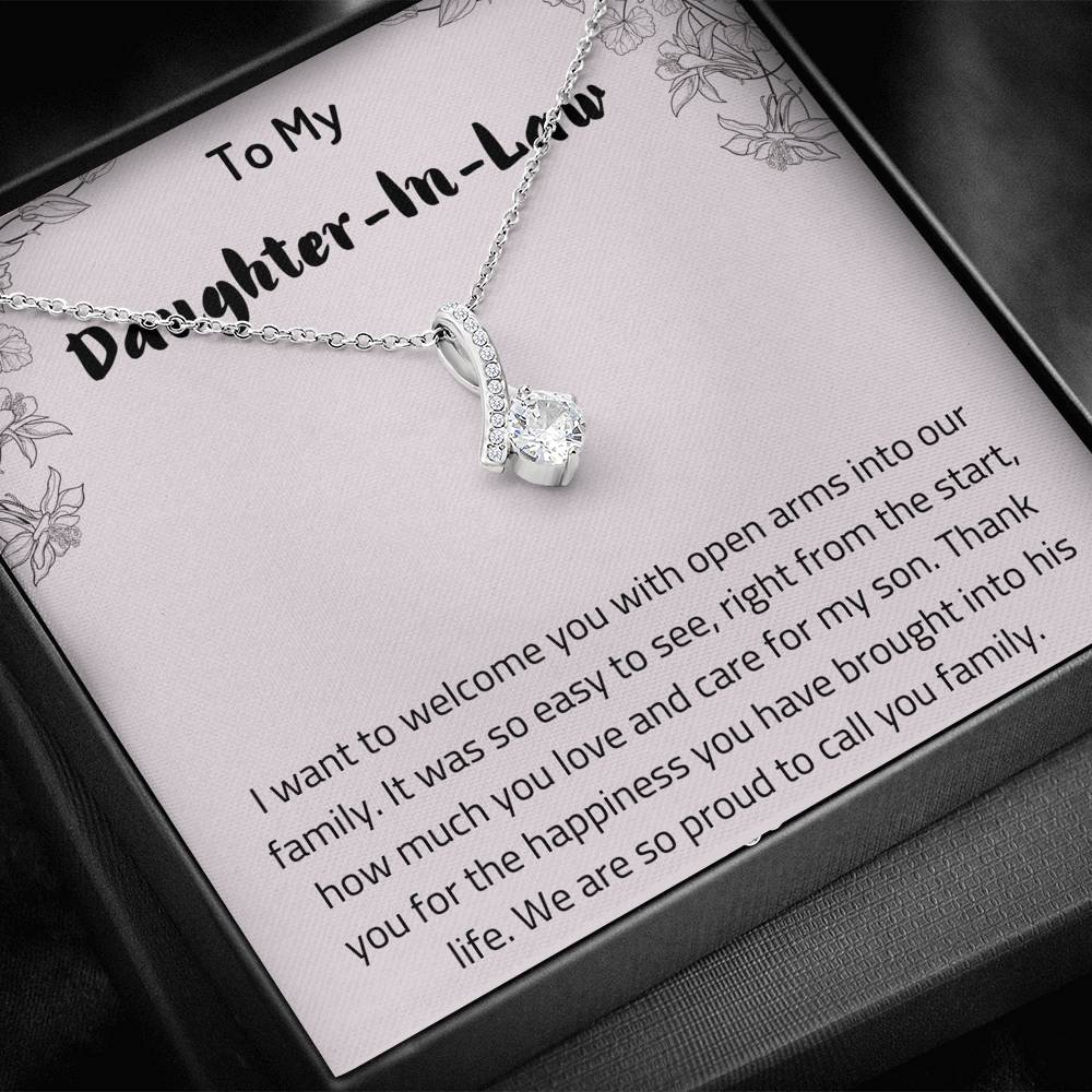 To My Daughter In Law Necklace