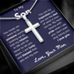 To My Son From Your Mom Cross Necklace