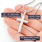 To My Son From Your Mom Cross Necklace